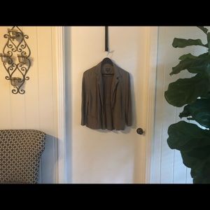 Market and Spruce jacket medium grey peplum back